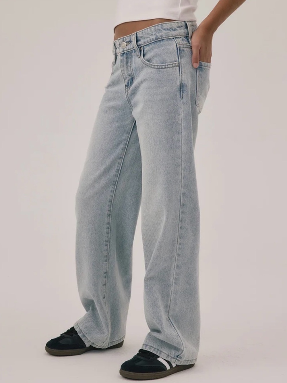 RSQ Tilly’s Girls Low Rise Wide Leg Jeans